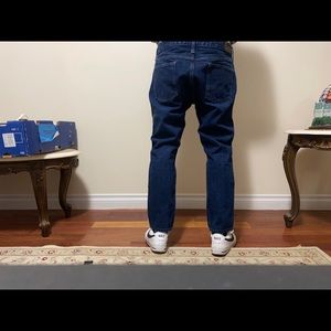 Jcrew 484 Dark Blue Denim Jeans size 35x32